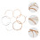 6pcs metal folk guitar strings replacement set accessories 11