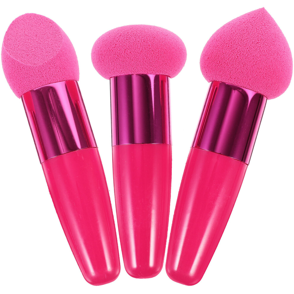 Vaguelly 3Pcs Concealer Sponge Brushes For Wet Or Dry Makeup Application