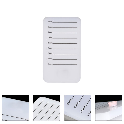 eyelash extensions tray transparent glue holder for false lashes 2