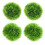 4pcs artificial grass ball hanging decor ceiling pendant 3