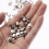 100pcs double sided copper rivets for crafts decoration 7