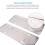 2pcs thick stainless steel frame silver for new traffic regulations 11