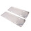 2pcs thick stainless steel frame silver for new traffic regulations 1