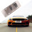 2pcs thick stainless steel frame silver for new traffic regulations 9