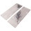 2pcs thick stainless steel frame silver for new traffic regulations 4