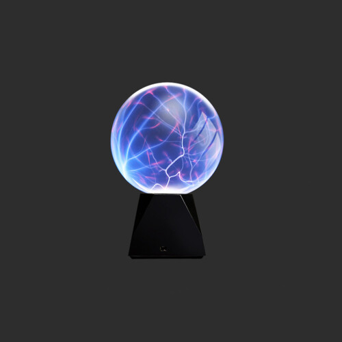 8 inch touch plasma ball lamp with plug blue light 2