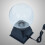 8 inch touch plasma ball lamp with plug blue light 7