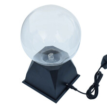 8 inch touch plasma ball lamp with plug blue light