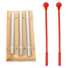 Carillon Bois 3 Tons Pour Enfants Marron Clair