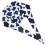 creative cow pattern nurse hat, polyester adjustable breathable 6
