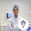 creative cow pattern nurse hat, polyester adjustable breathable 5