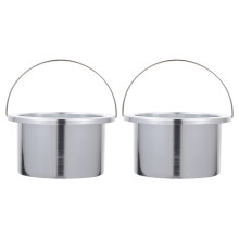 2pcs non-stick aluminum wax melting pots for wax heater