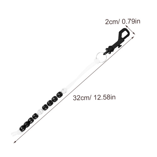 golf score counter portable stroke scoring chain with beads 1