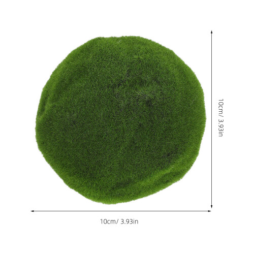 artificial moss ball shelf decor for indoor and home display 1