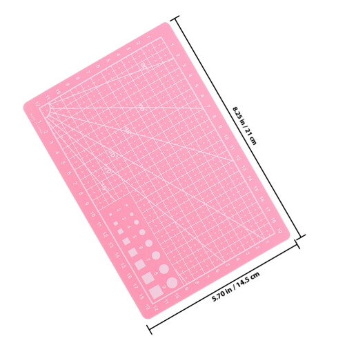 3pcs a5 double-sided plastic cutting board for crafts and sewing 1