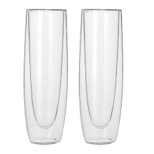 2pcs classic glasses double layer glass wine cups for bar