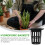 50pcs plastic hydroponic planting baskets for soilless garden use 10