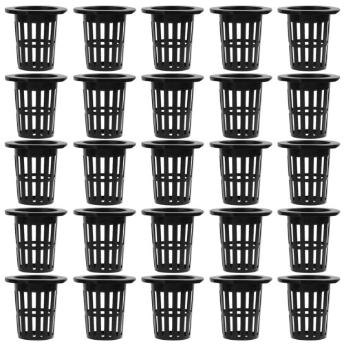 50pcs plastic hydroponic planting baskets for soilless garden use