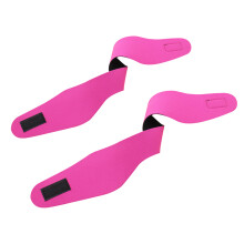 2pcs adjustable neoprene swimming headband for kids adults rosy