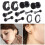 6 pairs piercing earring ear stud pendant punk accessory 6
