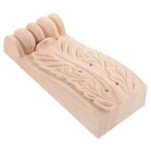 wood carved wooden corner onlay decorative roman column corbel