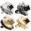 4pcs stainless steel heart-shaped bag locks replacements 5