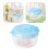 2pcs portable baby milk storage holder with rotatable formula case 5