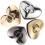 4pcs stainless steel heart-shaped bag locks replacements 6