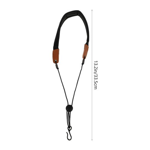 comfortable saxophone neck strap belt black 1