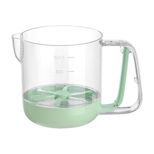 Egg Mixer Handheld Manual Beater With Measuring Cup And Scale