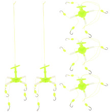 5pcs portable fishing hooks multi-hook gear for fishing supplies