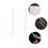1pair universal sheet music fixing clips for book pages practice 8