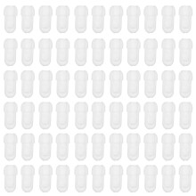 100pcs clear soft sleeves for earring and nose piercing protection