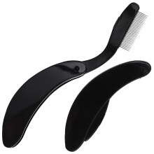 2pcs metal eyebrow and eyelash comb for makeup grooming
