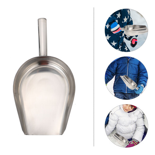 stainless steel flat bottom ice for snow and grain 2