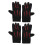 2 paar /dames winterhandschoenen touchscreen geïsoleerd 8