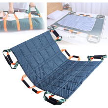 Positioning Bed Pad With Handles Reusable Washable Patient Lifting Device Green Transfer Blanket For Caregivers