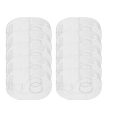 washi tape dispenser with cutter, 10pcs clear holder for scrapbooking