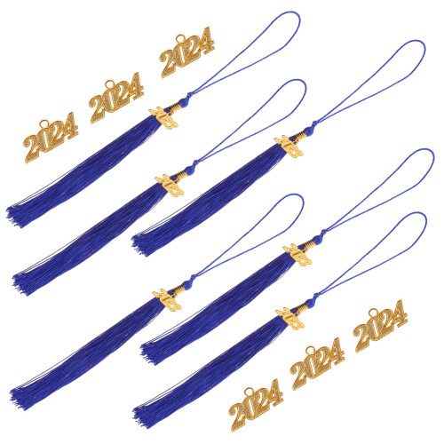 1Ensemble Pompon DIY Durable Bleu Pour Cérémonie Diplôme 2023 1