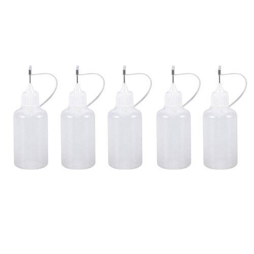 1 set 20pcs 30ml needle tip glue bottles for precision diy quilling