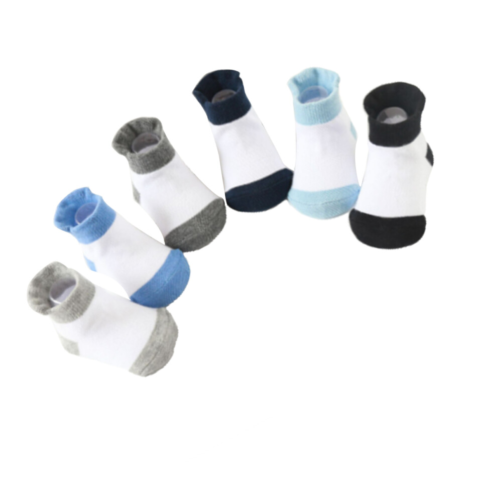(Assorted colors boy, 810) 6 Pieces Kids Stockings Ankle Socks ple Style Keep Crawing Accessories-image-OPC-PKRS5ZK-NEW