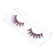 1Pair Purple Lash Clusters Fiber Fake Lashes Natural Look for Women