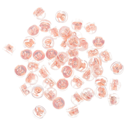 50pcs earring backs replacement for hook earrings safely locking 2