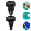 10pcs black plastic billiard cue covers for snooker pool maintenance 9