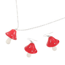 1Set Schmuck Set Für Damen Ohrstecker Kette