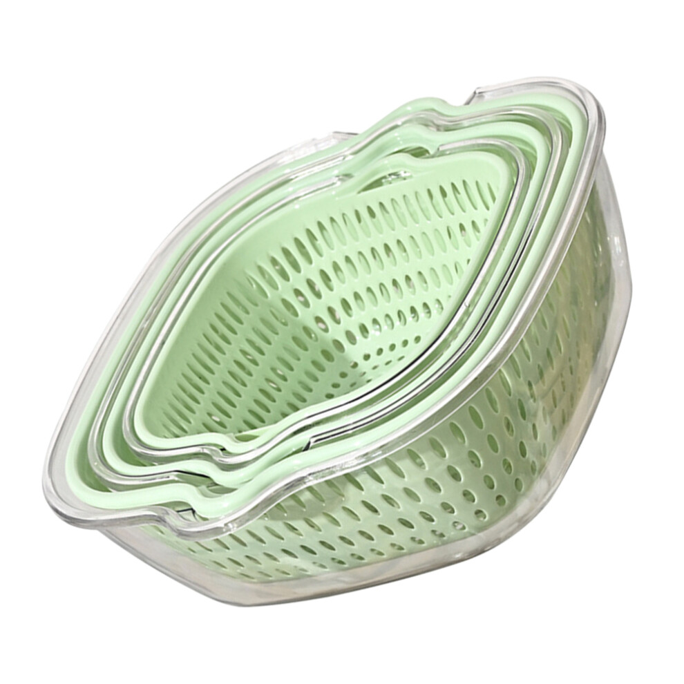double layer vegetable fruit washing basket reusable plastic-image-OPC-PKRS7VP-NEW
