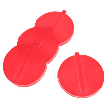 12Pcs Red Plastic Bucket Covers Airtight Screw Lid for Storage Barrels