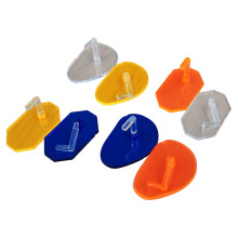 8 pcs plastic nail art display stands for practice and press on nails