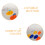 8 pcs plastic nail art display stands for practice and press on nails 8
