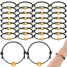 30pcs adjustable baseball rope bracelets for teens sports party favors